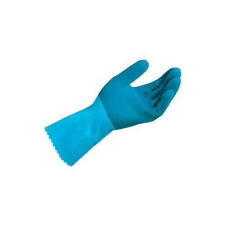 Mapa Professional MAPA Blue-Grip LL301 Natural Rubber Gloves, Heavy Weight, Blue, 1 Pair, Large, 301428 301428